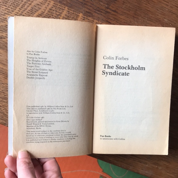 The Stockholm syndicate by Colin Forbes - Picture 6 of 9